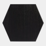 Giorgio Black Stained Ash Luxury Side Table