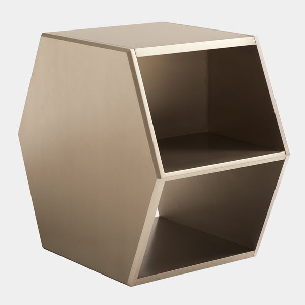 Giorgio Twinkling Argent Luxury Side Table