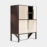 Italian Rocco Cabinet with Metal Detailing, alternative angle