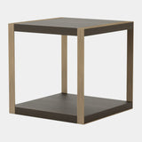 Loire Matte Brass Luxury Side Table