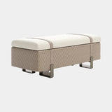 Luxury Upholstered Margon Bench, alternative angle