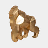 Luxury Gold Leaf Gorille Statue