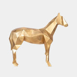 Luxury Gold Leaf Cheval Statue