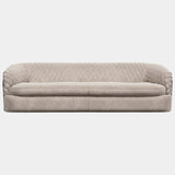 Luxury Quilted Metal Belt Sofa