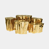 Boca do Lobo Eden Series Small Set Center Table in polished cast brass, available from Touched Interiors UK