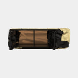 Boca do Lobo Voltaire Sideboard in black lacquer with doors open