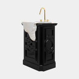 Maison Valentina Petra Vanity Cabinet and Pedestal Sink
