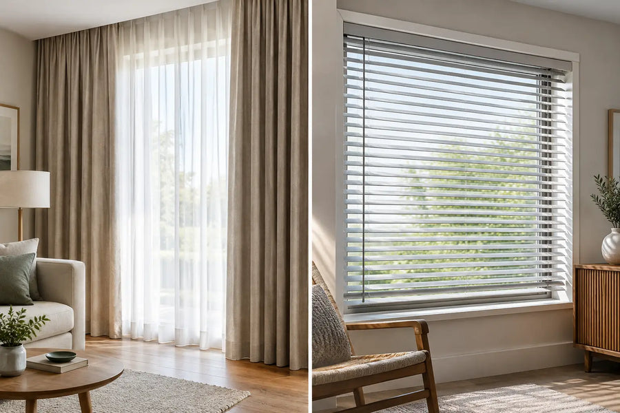 Curtains Versus Blinds Interiors for Refined Homes