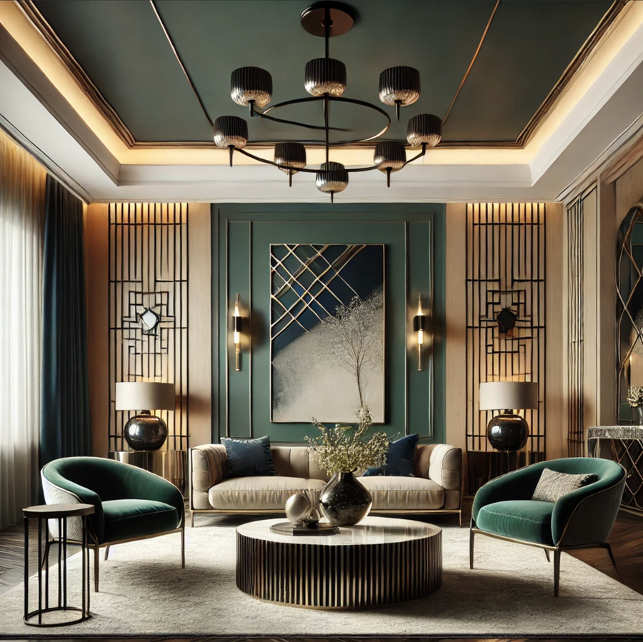 Art Deco Reimagined: Timeless Glamour Meets Modern Sophistication