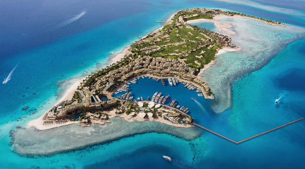 A Look at the Ultra Luxurious New Sindalah Artificial Island and Yacht Club Destination in the Red Sea