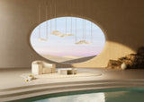 Alabaster Aire Luxury Lineal LED Pendant Light
