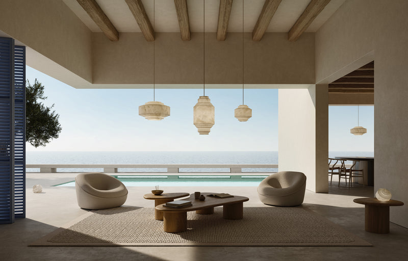 Alabaster Cadaqués Luxury & Elegance Pendant Light
