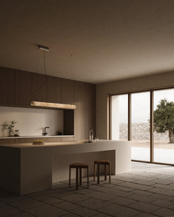 Alabaster Roller Luxury Lineal LED Pendant Light