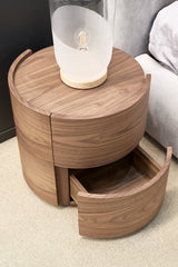 Dexter Bedside Table - Walnut - Pair