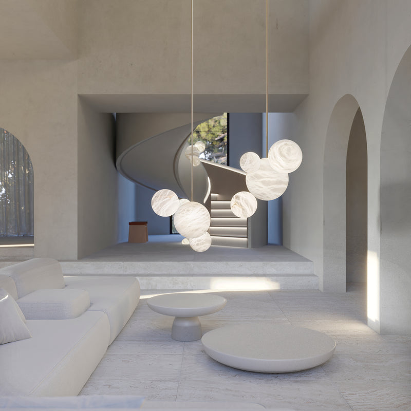 Alabaster Up & Down Luxury LED Pendant Light