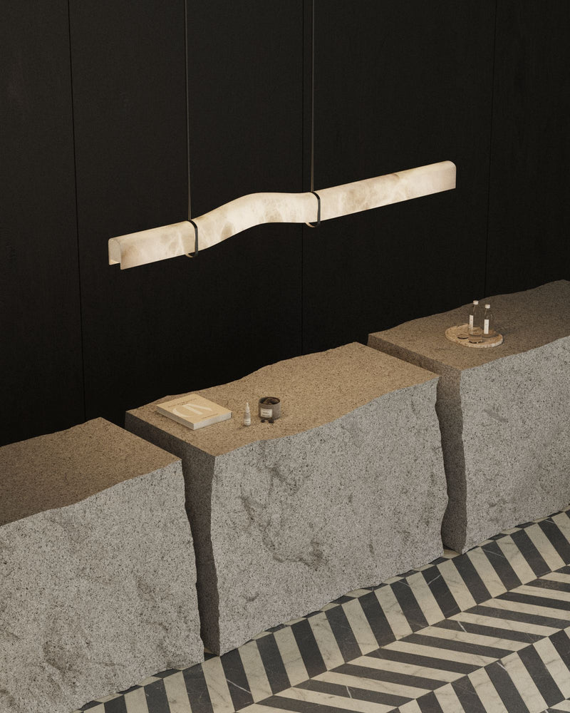 Alabaster Signature Luxury Lineal LED Pendant Light