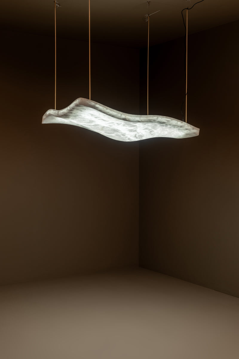 Alabaster Aire Luxury Lineal LED Pendant Light