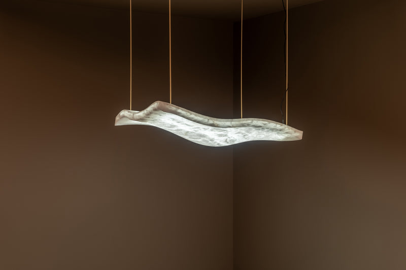 Alabaster Aire Luxury Lineal LED Pendant Light