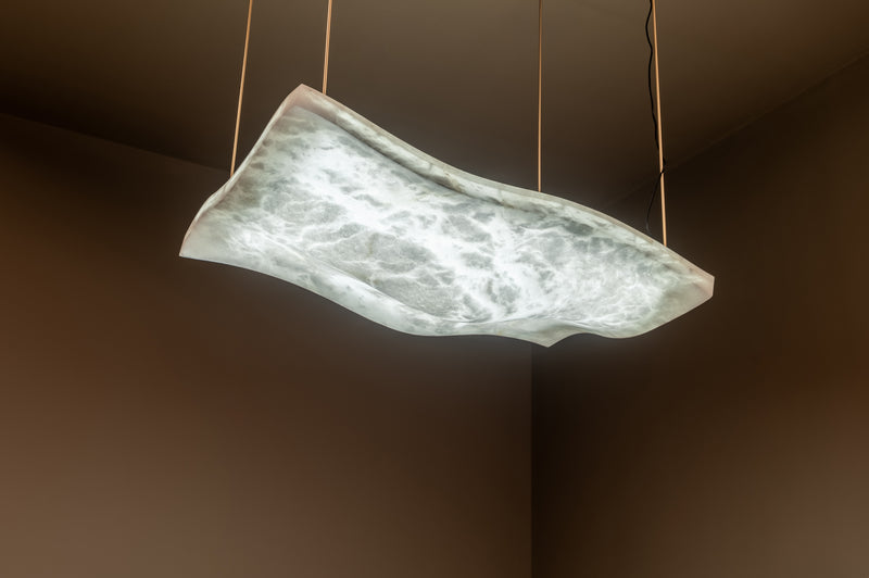 Alabaster Aire Luxury Lineal LED Pendant Light