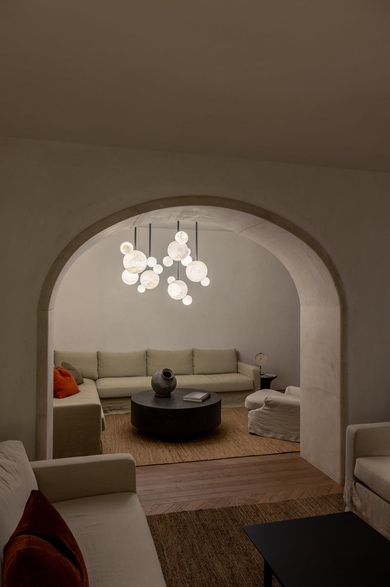 Alabaster Up & Down Luxury LED Pendant Light