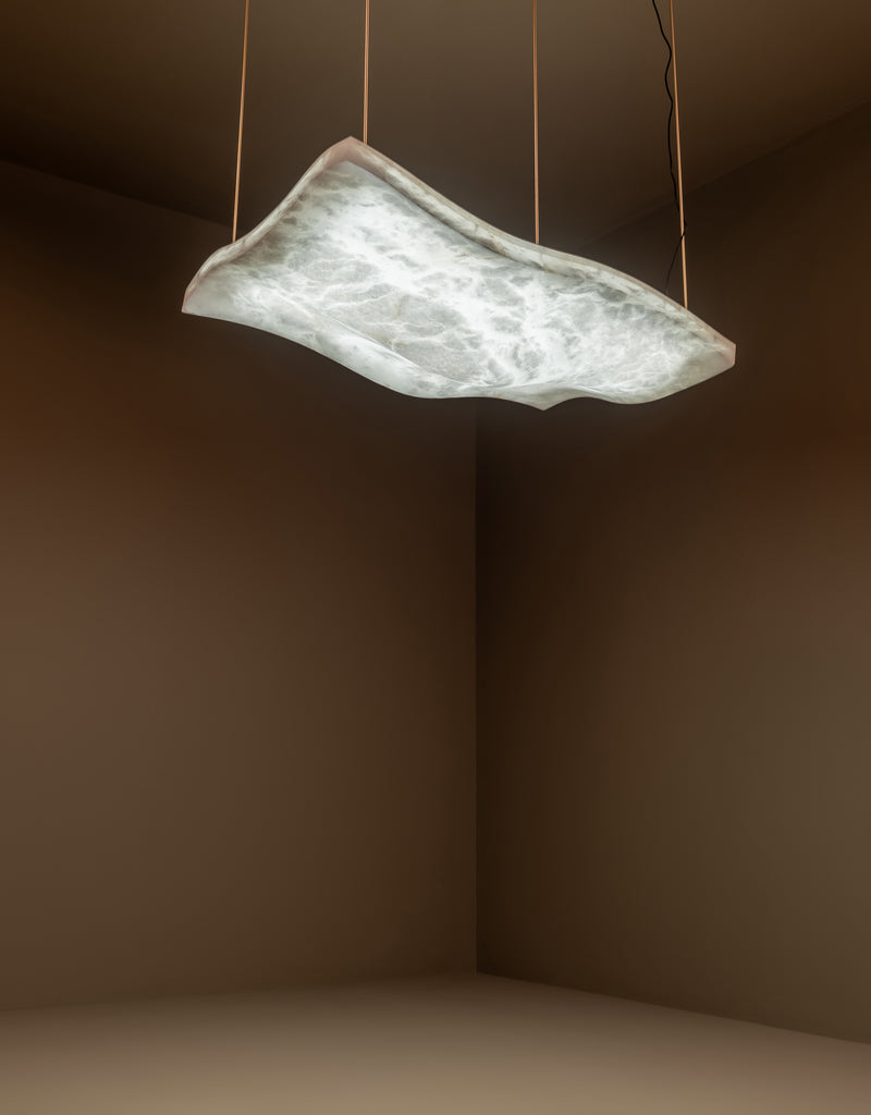 Alabaster Aire Luxury Lineal LED Pendant Light