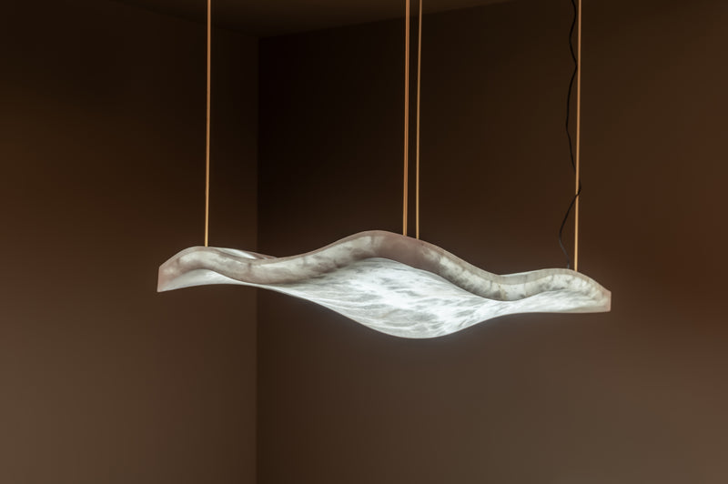 Alabaster Aire Luxury Lineal LED Pendant Light