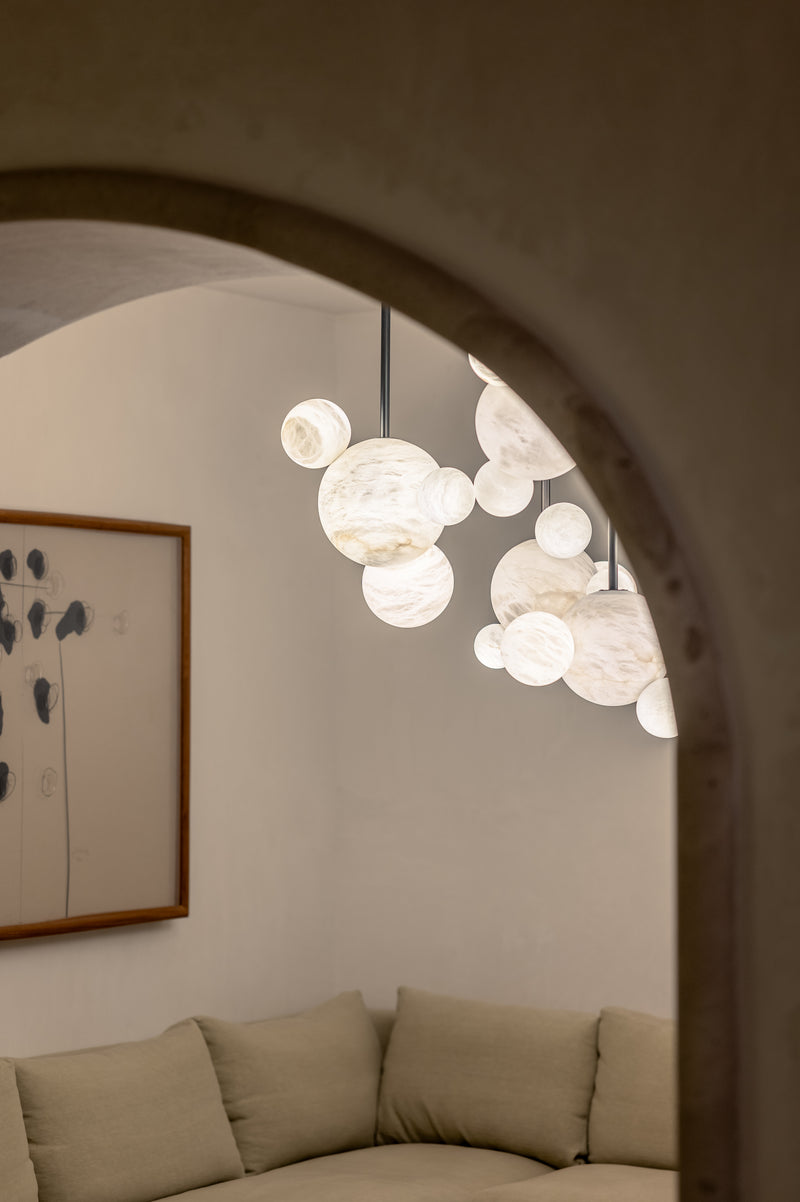 Alabaster Up & Down Luxury LED Pendant Light