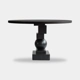101 Copenhagen Artist Dining Table, Ø120, H35mm / Coffee Black Oak (view 8)