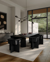 101 Copenhagen Brutus Dining Chair, Coffee Black Oak (view 3)