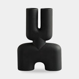 101 Copenhagen Cobra Vase Double, Medio, Coffee
