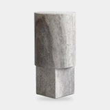 101 Copenhagen Column Table, Silver Travertine (view 4)