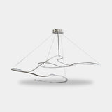 101 Copenhagen Ghost Chandelier, Big, Chrome (5m)