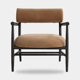 101 Copenhagen Nama Lounge Chair, Coffee Black Oak- Desert