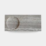 101 Copenhagen Oka Tray, Silver Travertine (view 6)