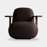 101 Copenhagen Toe Chair, Armrest, Classic Brown Oak / Dark Brown