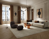 101 Copenhagen Toe Ottoman, Dark Brown (view 3)