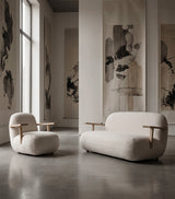 101 Copenhagen Toe Sofa, Natural Oak / Off White (view 2)