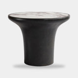 101 Copenhagen Trumpet Table, Low, Calacatta