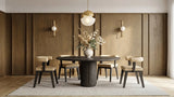 Dolmen Oliver Dining Chair in a room setting