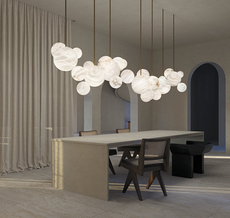 Alabaster Up & Down Luxury LED Pendant Light