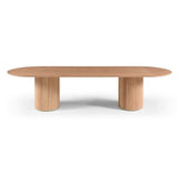 Lantine 320 Dining Table -  Pill Shaped - Ash Oak