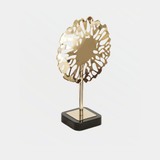 Castro Lighting Marigold Small Sculpture in polished brass, available from Touched Interiors UK