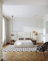 Colosseum Bedstead, styled in a bedroom