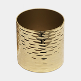 Castro Lighting Wind Candle Chalice in polished brass, available from Touched Interiors UK