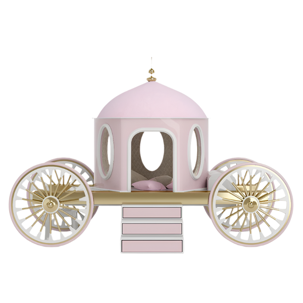 Pumpkin Carriage by Fairytale: Luxurious in Pink & Cinderella Inspired