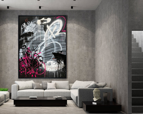 Coeur Brut Canvas Artwor