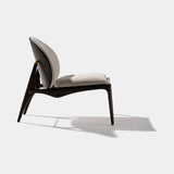 Coleccion Alexandra Yuan Armchair in Shibuya 01 F6130 fabric with midnight wood