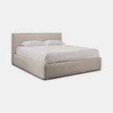 Coleccion Alexandra Boston High Bed in Granit 01 fabric