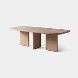 Coleccion Alexandra Decorte Dining Table in tan ash veneer with an ash wood top