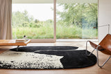 Serge Lesage Akita Ecru Slate Rug in ecru slate, room view